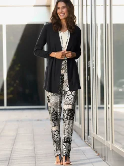 Pantalons<Pantalon motif patchwork