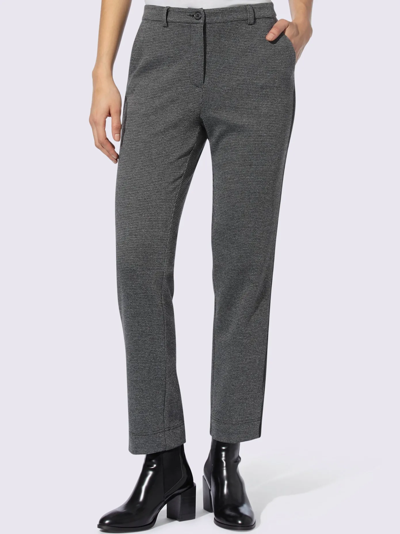 Rick Cardona Pantalons<Pantalon motif pied-de-poule fin