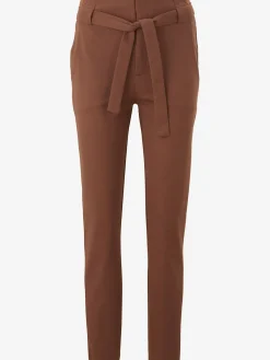 Linea Tesini Pantalons<Pantalon paperbag coupe carotte