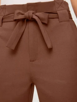 Linea Tesini Pantalons<Pantalon paperbag coupe carotte