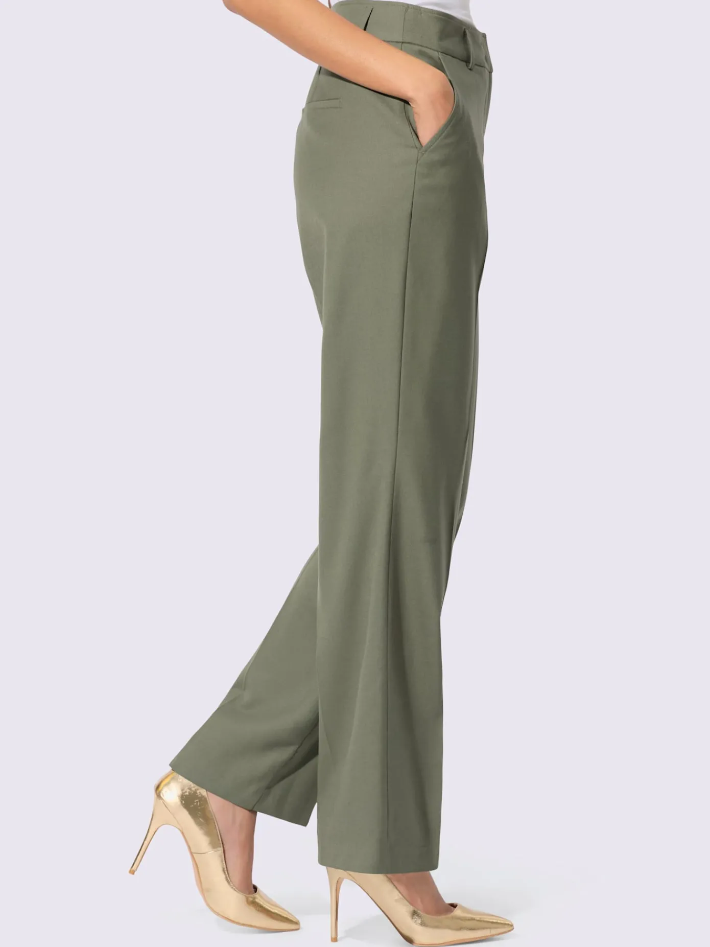 Creation L Pantalons<Pantalon plissé qualité chaude