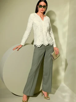 Creation L Pantalons<Pantalon plissé qualité chaude