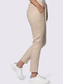 Mandarin Pantalons<Pantalon qualité tissée