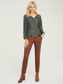 Linea Tesini Pantalons<Pantalon skinny coupe skinny