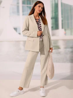 Tenues De Cérémonie|Pantalons<Pantalon tailleur avec viscose