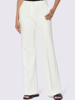 Rick Cardona Pantalons<Pantalon tailleur coupe droite aux jambes