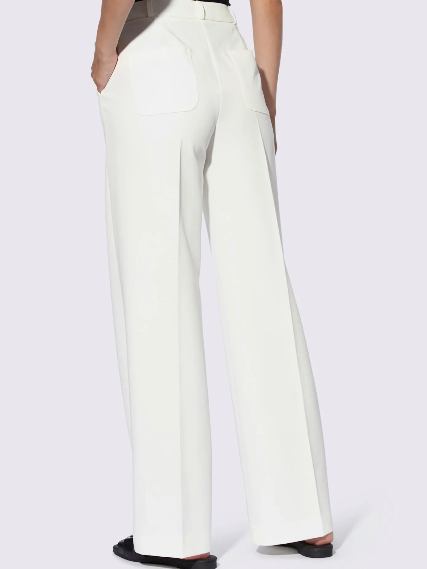 Rick Cardona Pantalons<Pantalon tailleur coupe droite aux jambes
