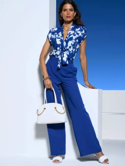 Ashley Brooke Pantalons<Pantalon tailleur jambes larges mode