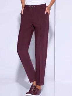 Creation L Pantalons<Pantalon tailleur livré avec ceinture