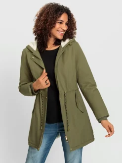 Vestes<Parka 64% coton