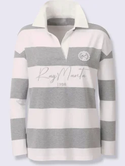 Best Connection T-Shirts<Polo à manches longues motif à rayures mode