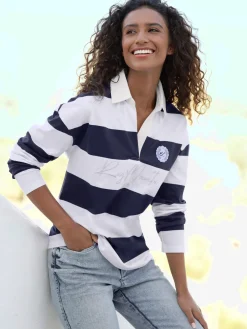 Best Connection T-Shirts<Polo à manches longues motif à rayures mode