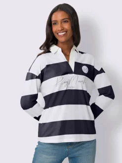 Best Connection T-Shirts<Polo à manches longues motif à rayures mode