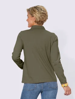 T-Shirts<Polo à manches longues pur coton