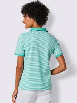 CREATION L PREMIUM T-Shirts<Polo mélange coton et lyocell de qualité