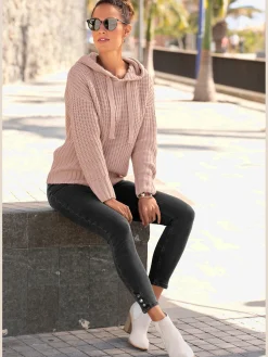 LASCANA Tenues De Détente|Pulls<Pull à capuche en grosse maille douce