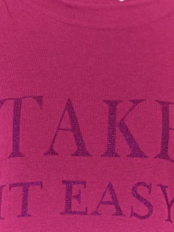 Rick Cardona Pulls<Pull à capuche inscription avec petites pierres brillantes fantaisie