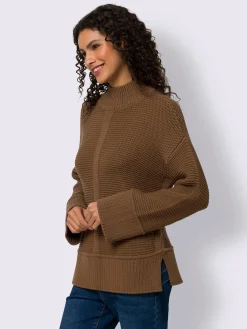 Mandarin Pulls<Pull à col montant 50% coton