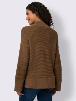 Mandarin Pulls<Pull à col montant 50% coton