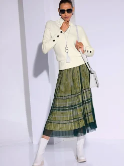 Creation L Pulls<Pull à col montant brillance soyeuse et mate