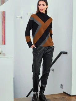 Rick Cardona Pulls<Pull à col montant mancherons tendance