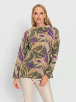 Rick Cardona Pulls<Pull à col montant motif jacquard tendance