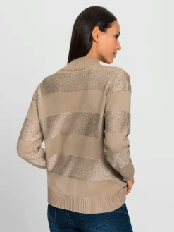 Rick Cardona Pulls<Pull à col montant rayures tendance