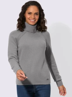 Collection L Pulls<Pull à col roulé 50% laine