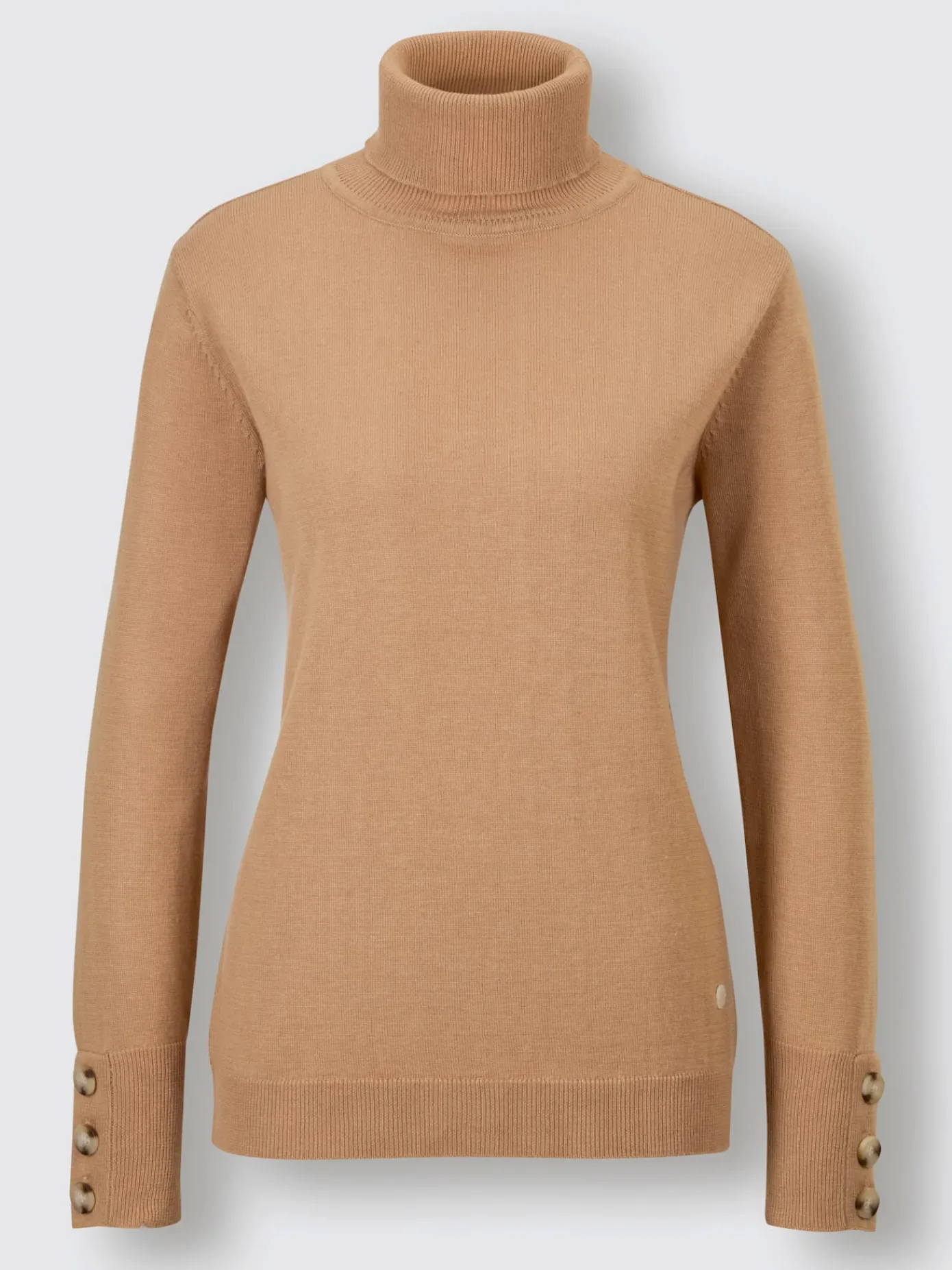 CREATION L PREMIUM Pulls<Pull à col roulé 30% laine vierge (mérinos)