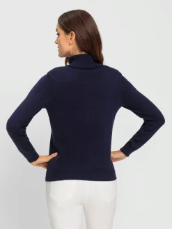 Ashley Brooke Pulls<Pull à col roulé beaux boutons fantaisie.