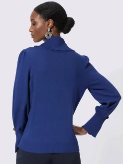 Creation L Pulls<Pull à col roulé finition des manches avec fente