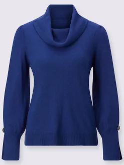 Creation L Pulls<Pull à col roulé finition des manches avec fente