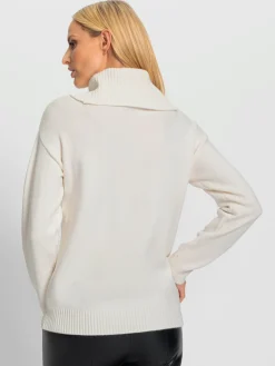 Rick Cardona Pulls<Pull à col roulé joli motif tricoté