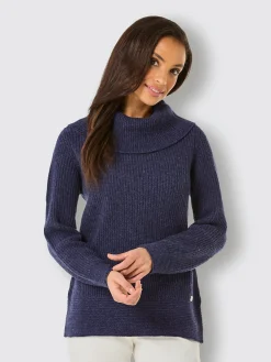 CREATION L PREMIUM Pulls<Pull à col roulé mélange mérinos/cachemire