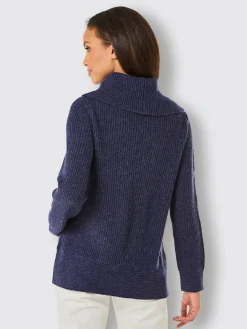 CREATION L PREMIUM Pulls<Pull à col roulé mélange mérinos/cachemire