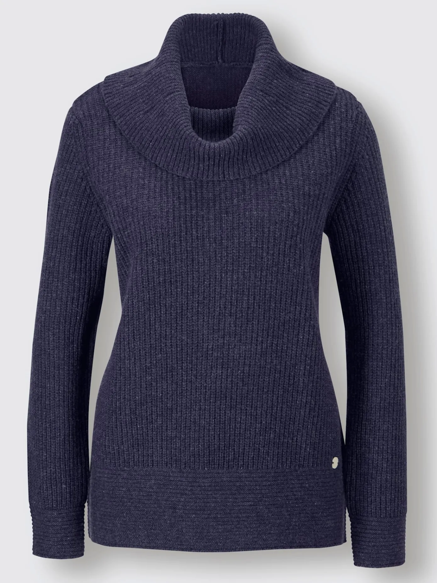 CREATION L PREMIUM Pulls<Pull à col roulé mélange mérinos/cachemire