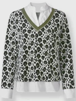 Rick Cardona Pulls<Pull 2 en 1 joli motif léopard