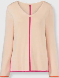 Rick Cardona Pulls<Pull à encolure en v détails contrastés