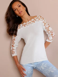 CREATION L PREMIUM Tenues De Cérémonie|Pulls<Pull à manches 3/4 30% lyocell