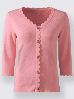 Tenues De Cérémonie|Pulls<Pull à manches 3/4 fausse patte de boutonnage