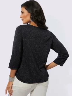 Creation L Pulls<Pull à manches 3/4 jolies fronces