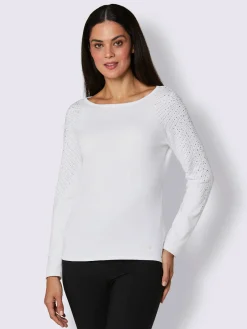 CREATION L PREMIUM Tenues De Cérémonie|Pulls<Pull à manches 3/4 mélange de qualité