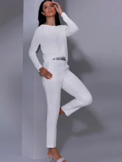 CREATION L PREMIUM Tenues De Cérémonie|Pulls<Pull à manches 3/4 mélange de qualité