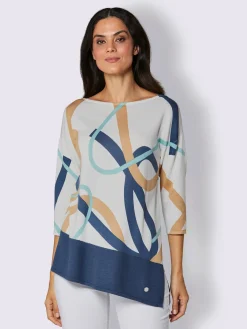 CREATION L PREMIUM Pulls<Pull à manches 3/4 mélange de modal doux