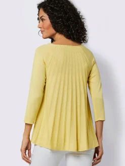 CREATION L PREMIUM Pulls<Pull à manches 3/4 mélange soie-cachemire