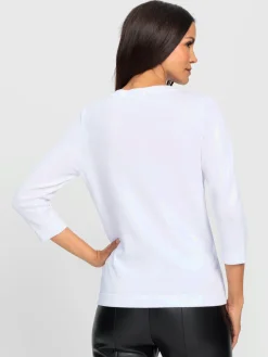 Ashley Brooke Pulls<Pull à manches 3/4 qualité viscose douce