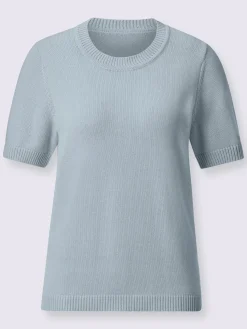 Collection L Pulls<Pull à manches courtes 50% coton