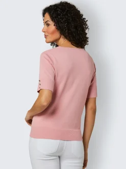 CREATION L PREMIUM Pulls<Pull à manches courtes coton 100% qualité mercerisée