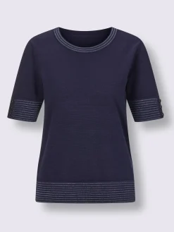 CREATION L PREMIUM Tenues De Cérémonie|Pulls<Pull à manches courtes qualité coton doux sur la peau