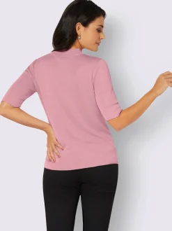 Creation L Pulls<Pull à manches courtes tricot soigné